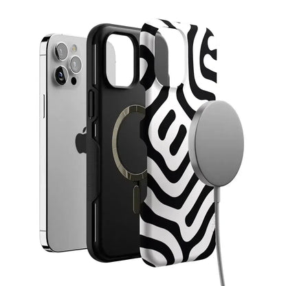 Maze | High Contrast Design Case Phone Case Casetry