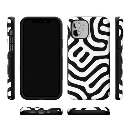 Maze | High Contrast Design Case Phone Case Casetry