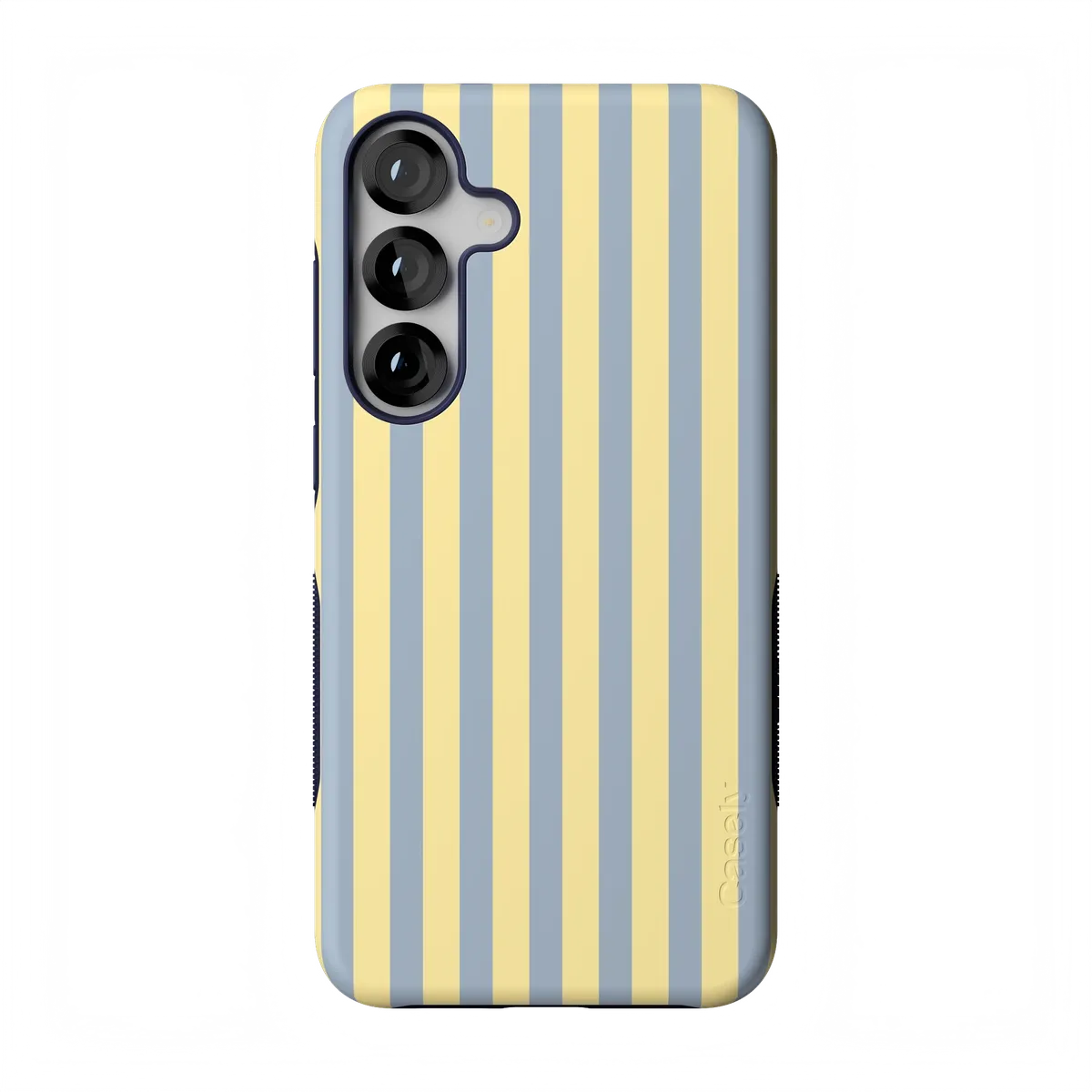 Coastline Stripes | Blue & Yellow Case - Galaxy S25 Plus