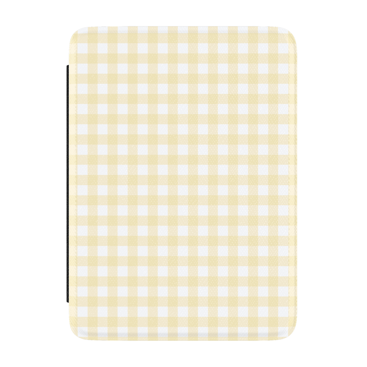 Pastel Picnic | Yellow Gingham Kindle Case
