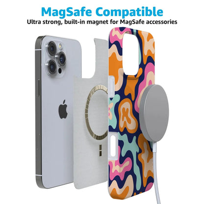 Midnight Color Splash | Abstract Retro Case iPhone Case get.casely