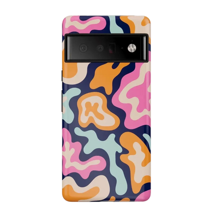 Midnight Color Splash | Abstract Retro Google Pixel Case Google Pixel Case Casetry Essential Google Pixel 6 Pro