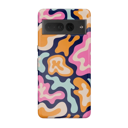Midnight Color Splash | Abstract Retro Google Pixel Case Google Pixel Case Casetry Essential Google Pixel 7 Pro