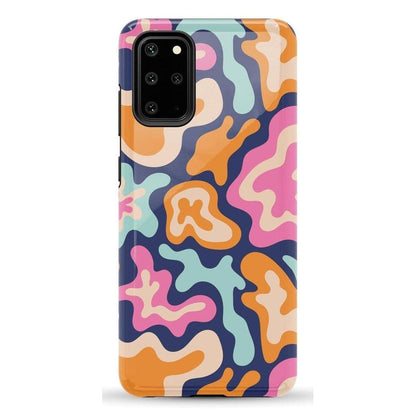 Midnight Color Splash | Abstract Retro Samsung Case Samsung Case Casetry Galaxy S20 Plus