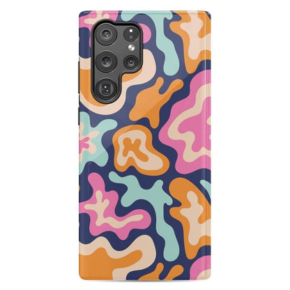 Midnight Color Splash | Abstract Retro Samsung Case Samsung Case Casetry Galaxy S22 Ultra