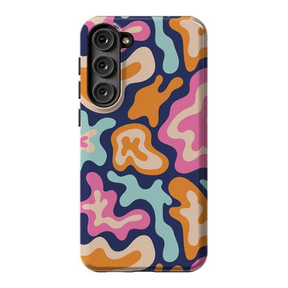 Midnight Color Splash | Abstract Retro Samsung Case Samsung Case Casetry Galaxy S23 Plus