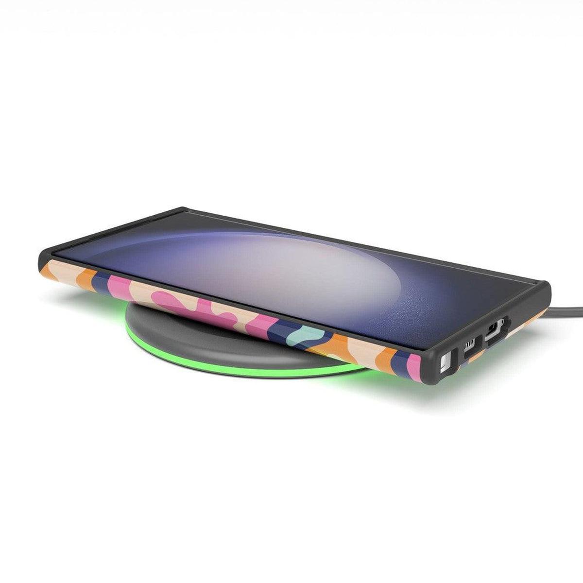 Midnight Color Splash | Abstract Retro Samsung Case Samsung Case Casetry