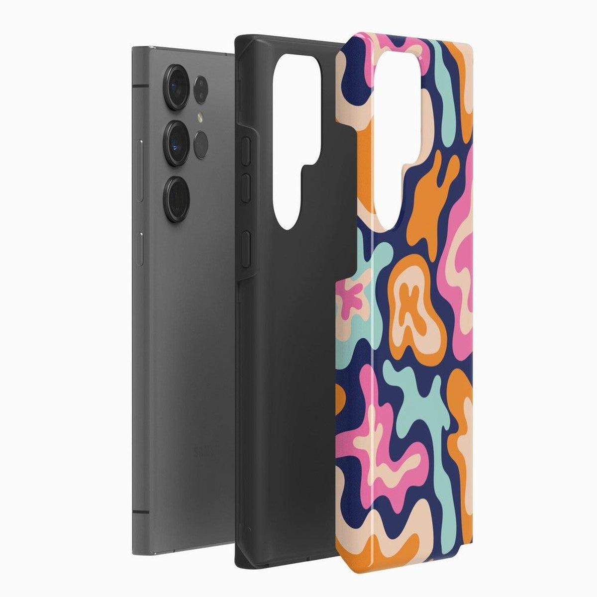 Midnight Color Splash | Abstract Retro Samsung Case Samsung Case Casetry Galaxy S23 Ultra