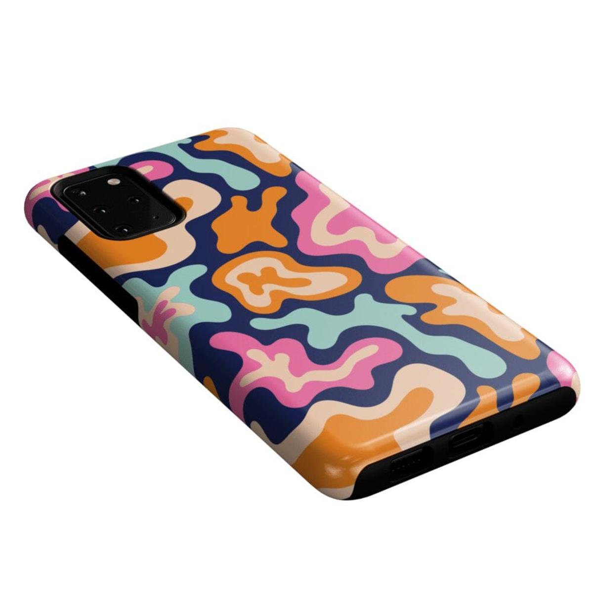 Midnight Color Splash | Abstract Retro Samsung Case Samsung Case Casetry