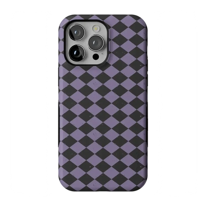 Midnight Hex | Purple Checkered Case Phone Case get.casely Bold Flex + MagSafe® iPhone 14 Pro Max