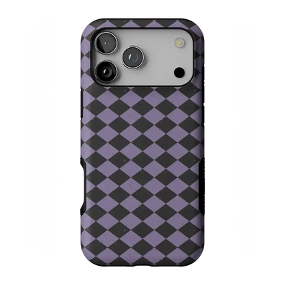 Midnight Hex | Purple Checkered Case Phone Case get.casely Bold Flex + MagSafe® iPhone 17 Pro Max