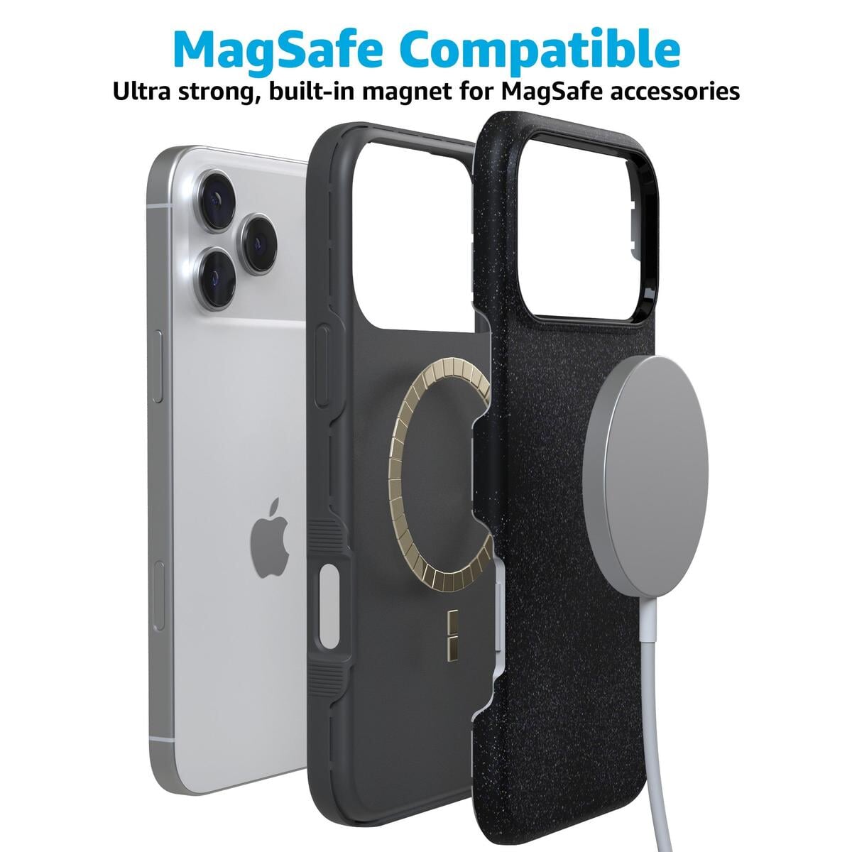 Midnight Onyx | Black Shimmer Case iPhone Case get.casely