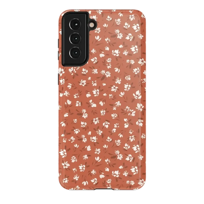 Mocha Meadow | Tiny Flowers Case iPhone Case get.casely Essential Galaxy S23