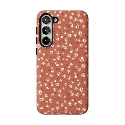 Mocha Meadow | Tiny Flowers Case iPhone Case get.casely Essential Galaxy S24 Plus