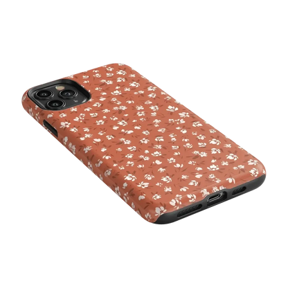 Mocha Meadow | Tiny Flowers Case iPhone Case get.casely