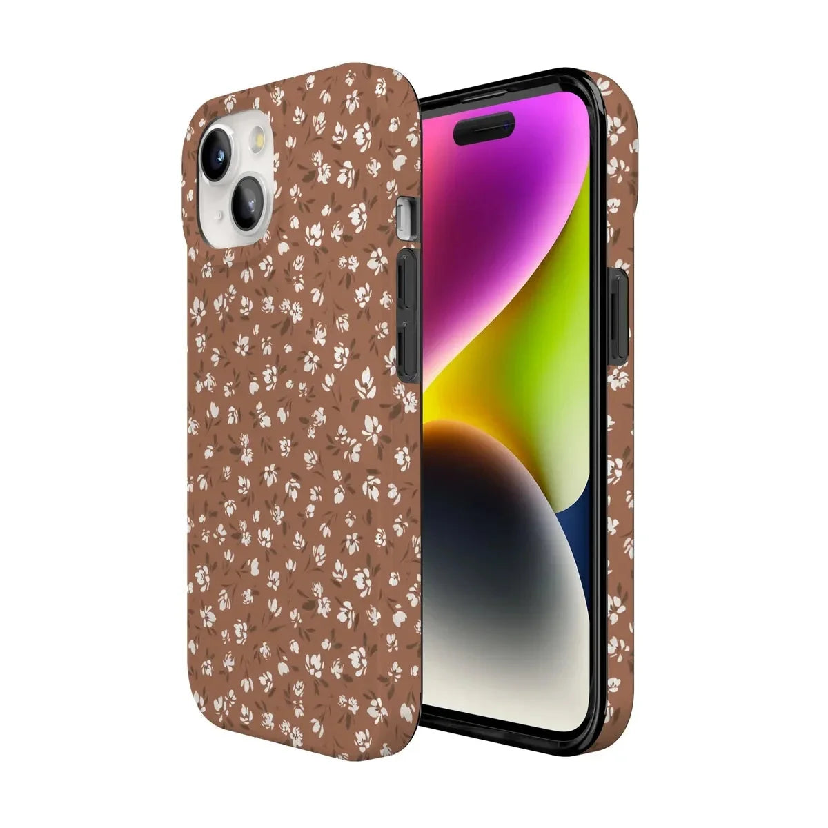 Mocha Meadow | Tiny Flowers Case iPhone Case get.casely