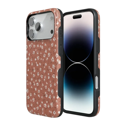 Mocha Meadow | Tiny Flowers Case iPhone Case get.casely
