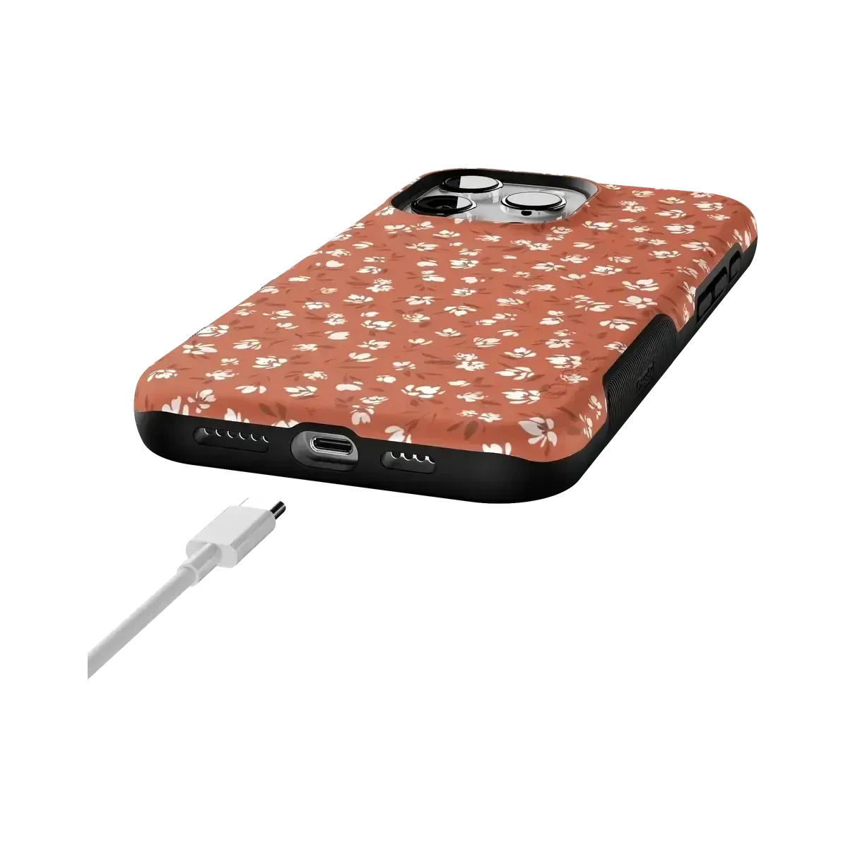 Mocha Meadow | Tiny Flowers Case iPhone Case get.casely