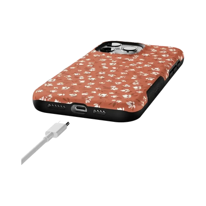 Mocha Meadow | Tiny Flowers Case iPhone Case get.casely