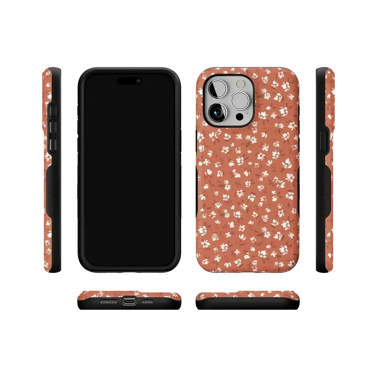 Mocha Meadow | Tiny Flowers Case iPhone Case get.casely