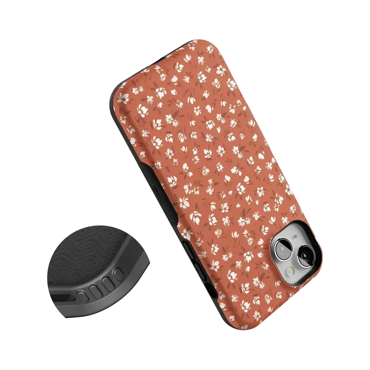 Mocha Meadow | Tiny Flowers Case iPhone Case get.casely