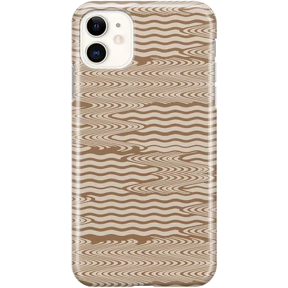 Mocha Ripple | Brown Waves Case iPhone Case get.casely Classic iPhone 11