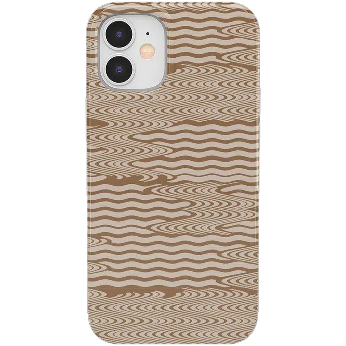 Mocha Ripple | Brown Waves Case iPhone Case get.casely Classic iPhone 12