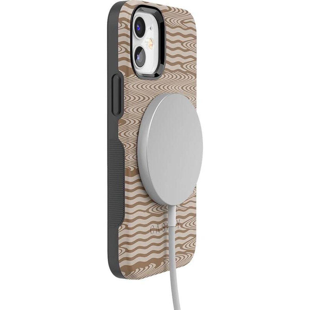 Mocha Ripple | Brown Waves Case iPhone Case get.casely