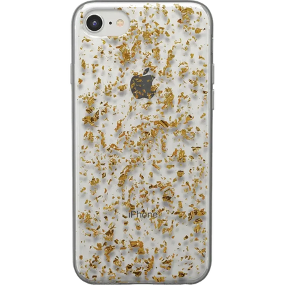 Morning Sparkle | Rose and Gold Flaked Clear Case iPhone Case get.casely Classic iPhone 6/7/8