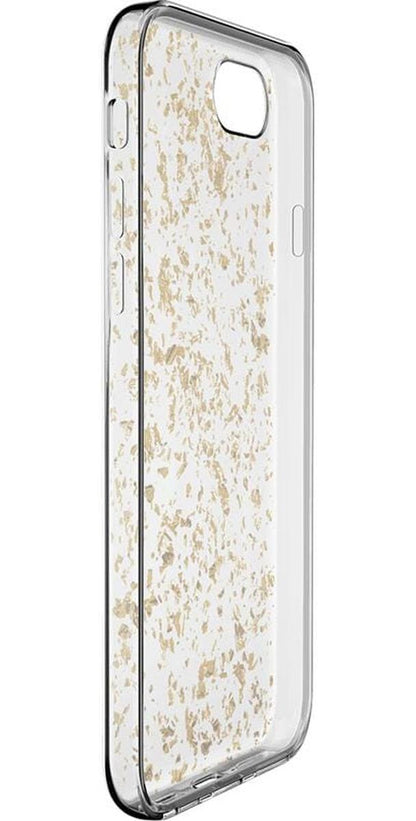 Morning Sparkle | Rose and Gold Flaked Clear Case iPhone Case get.casely