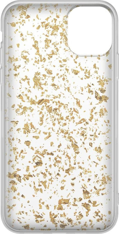 Morning Sparkle | Rose and Gold Flaked Clear Case iPhone Case get.casely