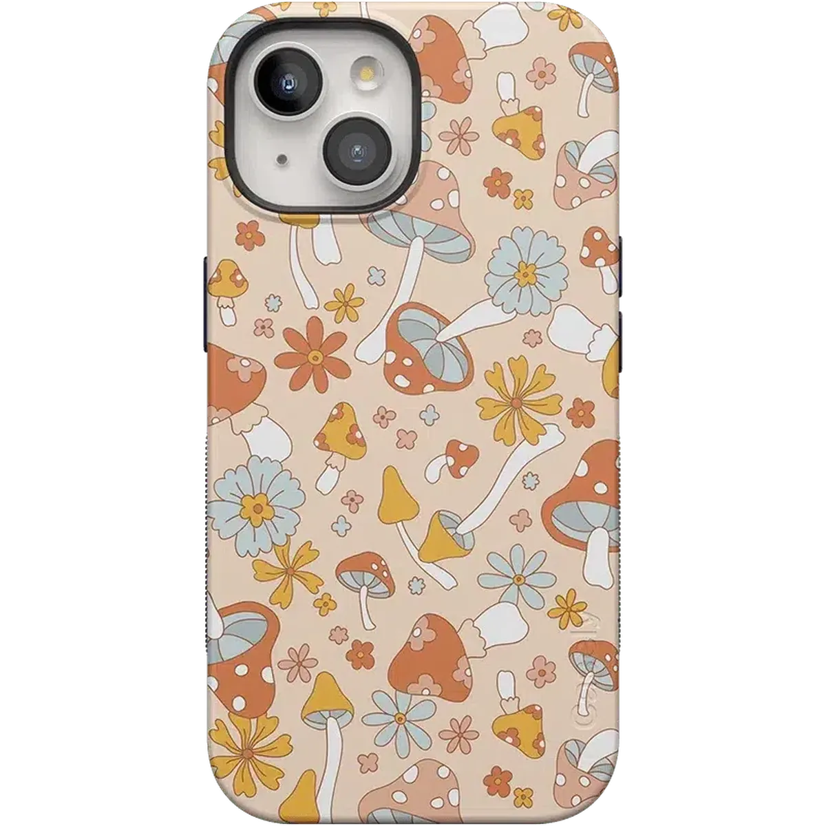 Mushroom Magic | Retro Floral Case iPhone Case get.casely Bold + MagSafe® iPhone 15
