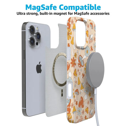Mushroom Magic | Retro Floral Case iPhone Case get.casely