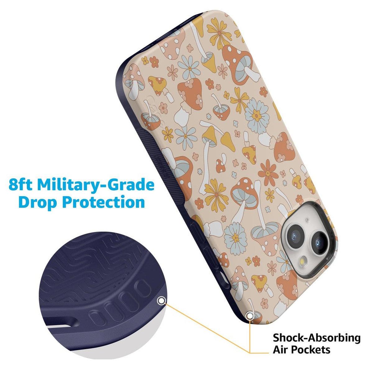 Mushroom Magic | Retro Floral Case iPhone Case get.casely