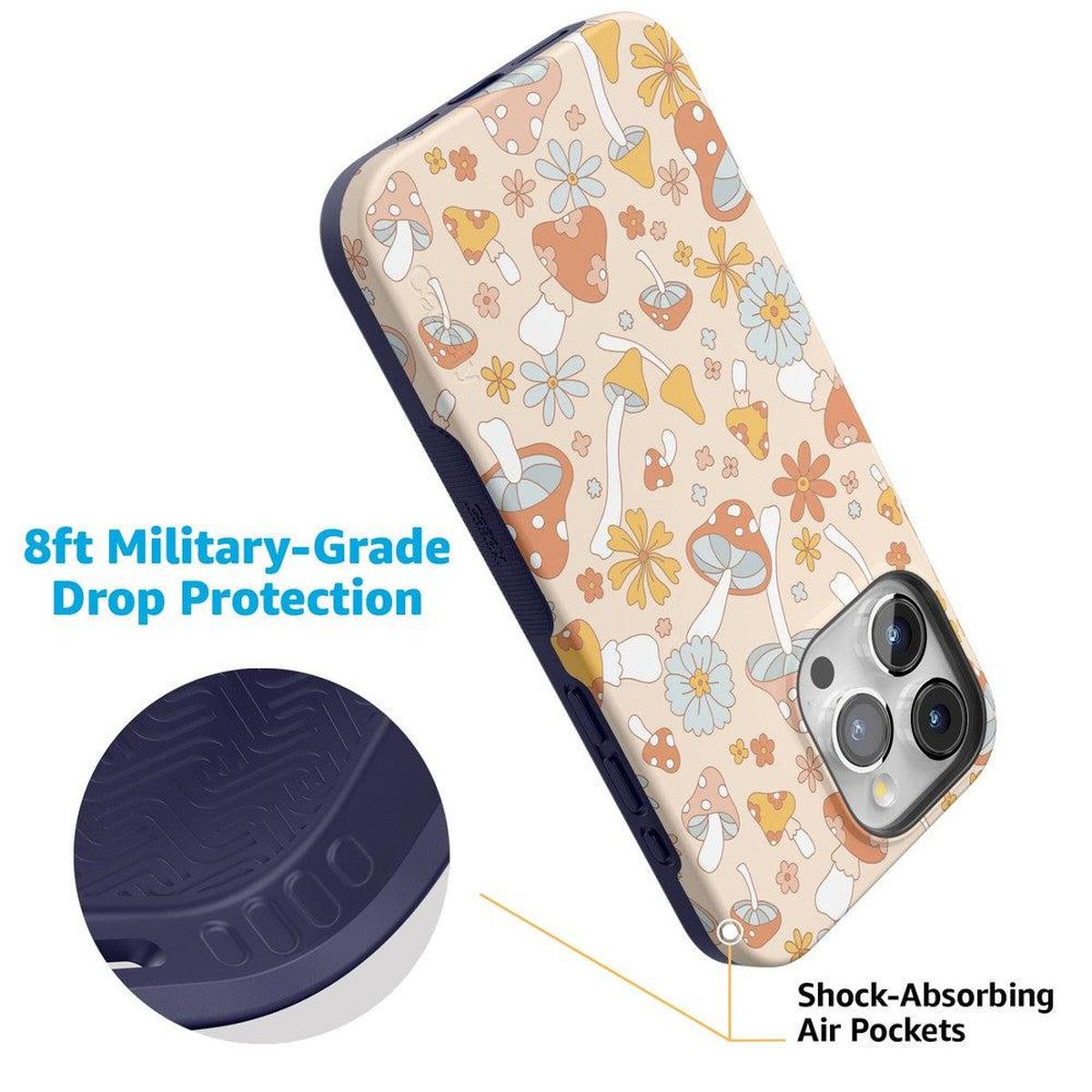 Mushroom Magic | Retro Floral Case iPhone Case get.casely