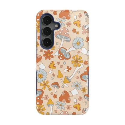 Mushroom Magic | Retro Floral Samsung Case Samsung Case Casetry