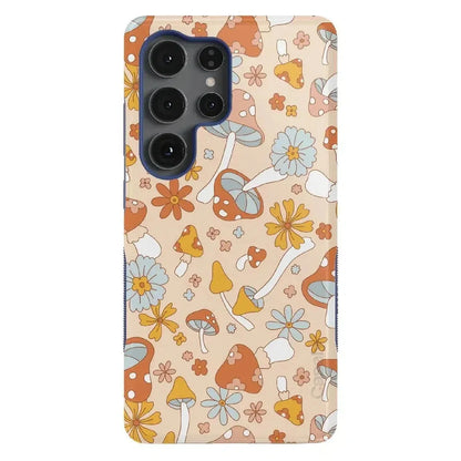 Mushroom Magic | Retro Floral Samsung Case Samsung Case Casetry