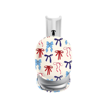 American Girlie | Red White & Blue Bows AirPods Max Case