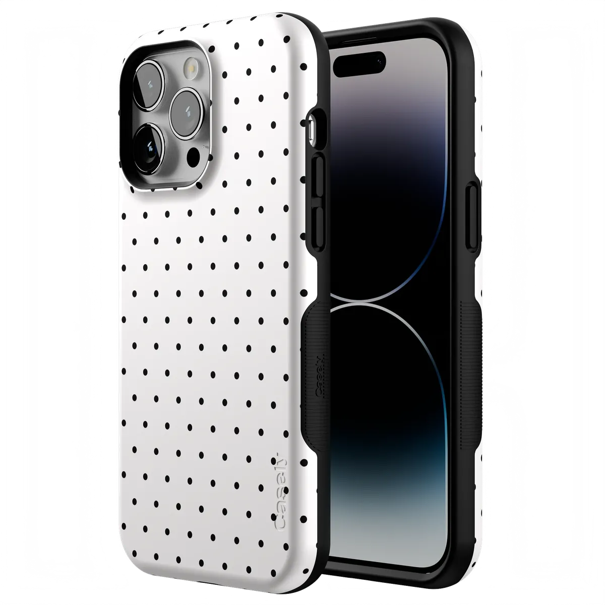 On the Dot | Black Polka Dot Case