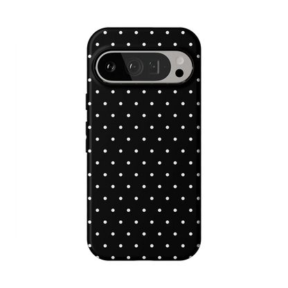 On the Dot | White Polka Dot Case