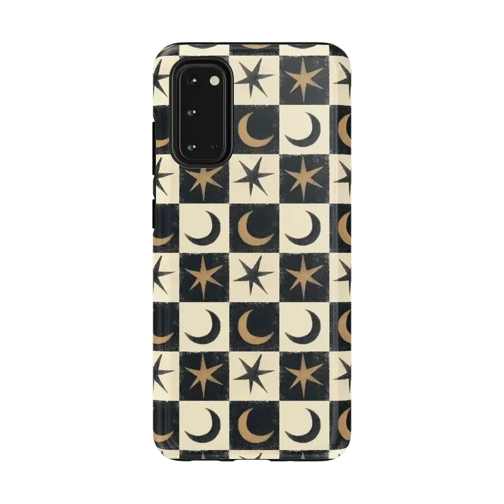 Mystic Moonstar | Black Celestial Case Phone Case get.casely Essential Galaxy S20