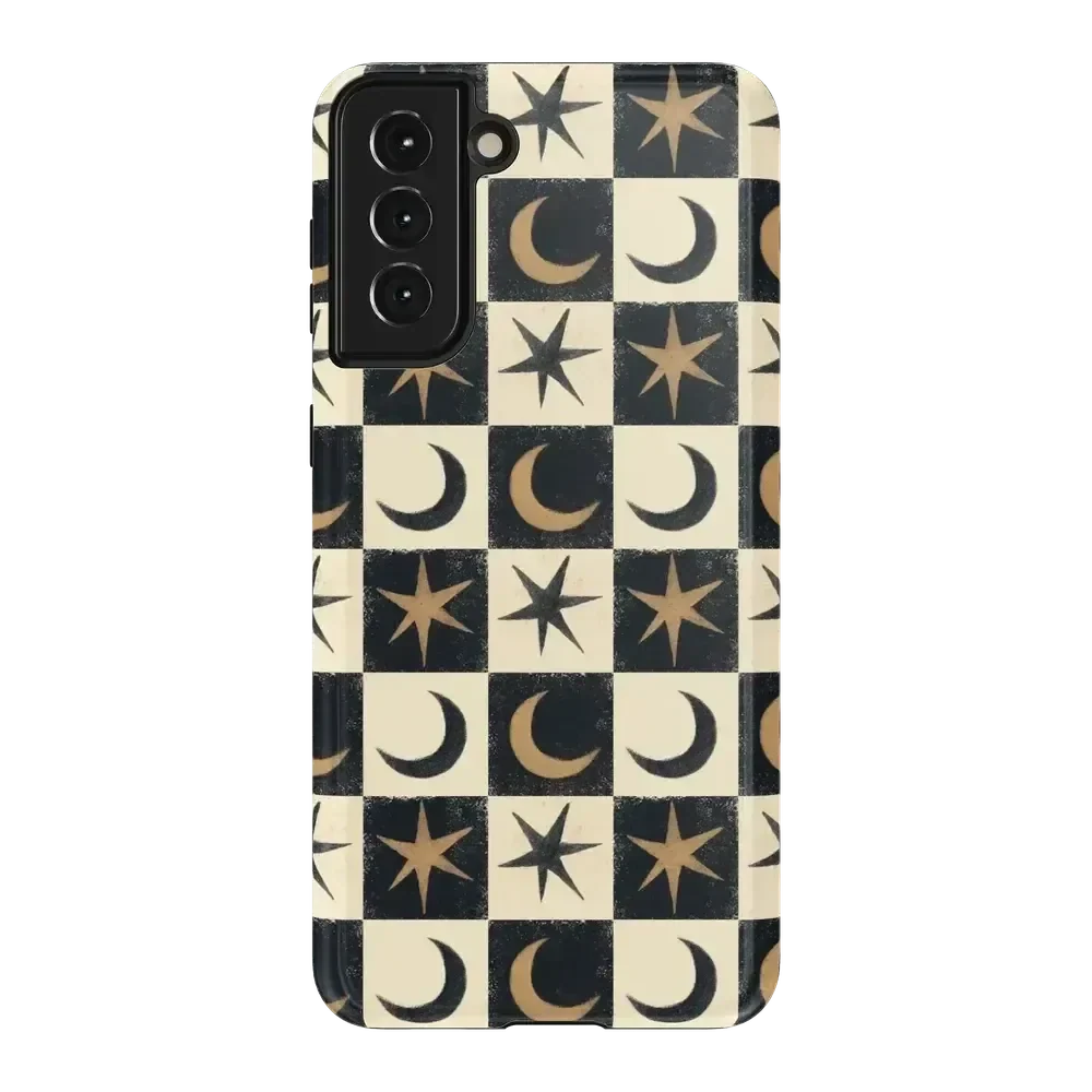 Mystic Moonstar | Black Celestial Case Phone Case get.casely Essential Galaxy S21 Plus