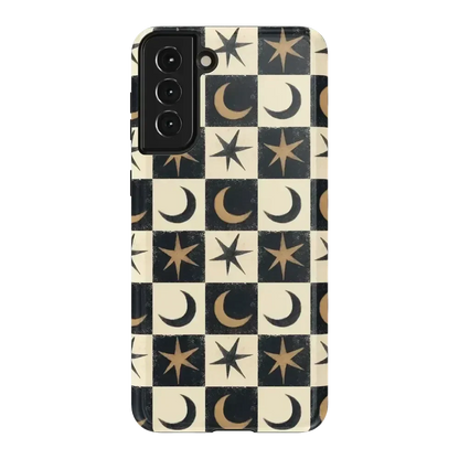 Mystic Moonstar | Black Celestial Case Phone Case get.casely Essential Galaxy S21 Plus