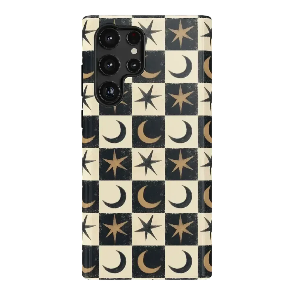Mystic Moonstar | Black Celestial Case Phone Case get.casely Essential Galaxy S22 Ultra