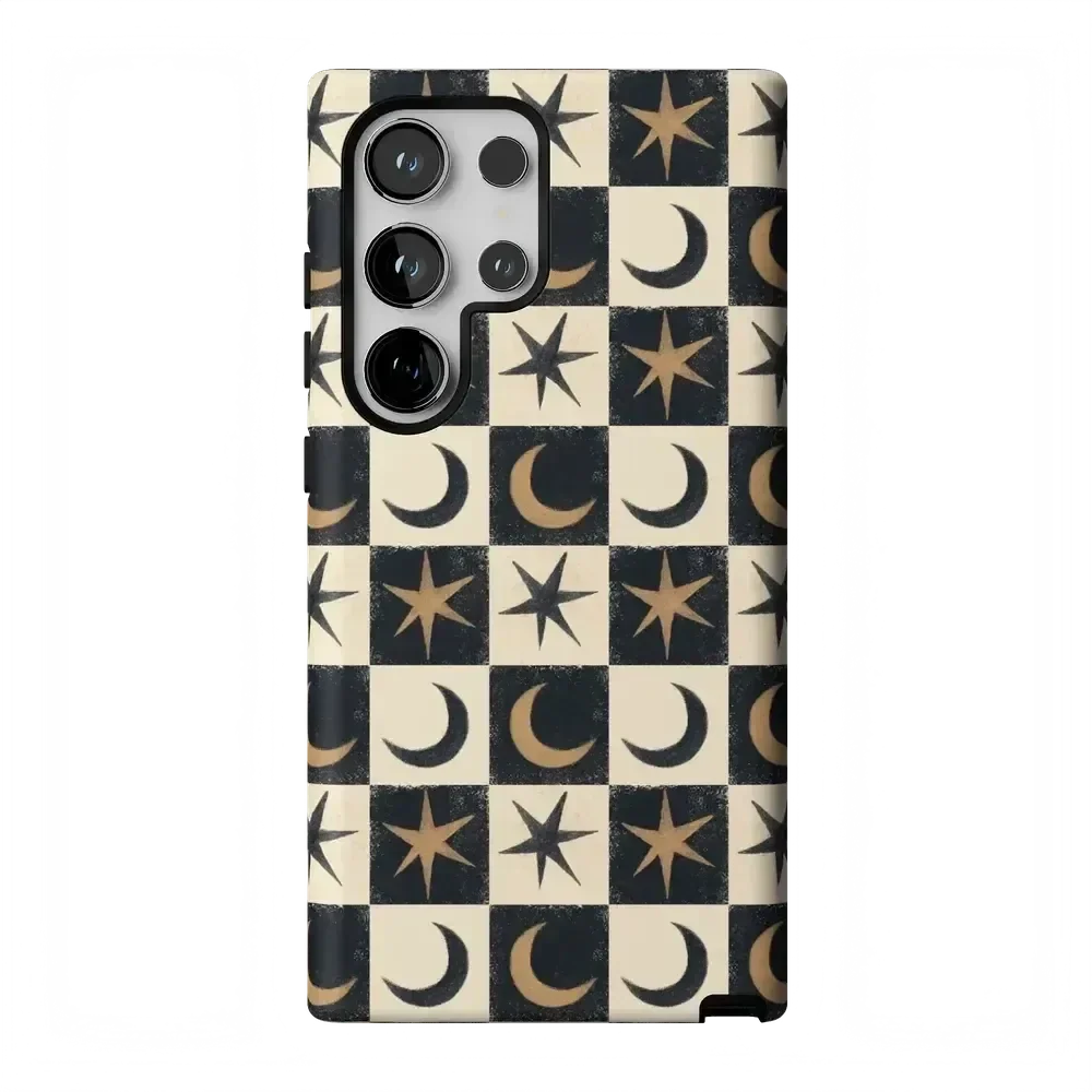 Mystic Moonstar | Black Celestial Case Phone Case get.casely Essential Galaxy S24 Ultra
