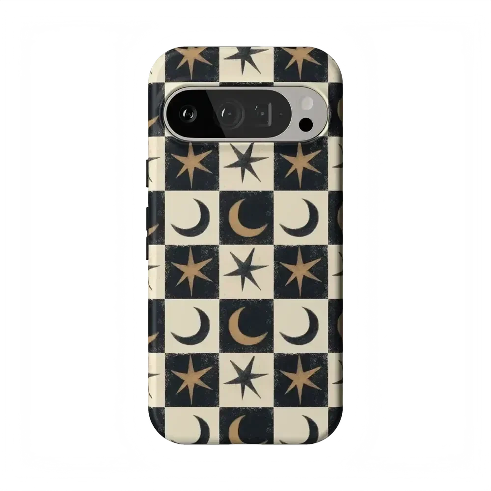 Mystic Moonstar | Black Celestial Case Phone Case get.casely Essential Google Pixel 9 Pro