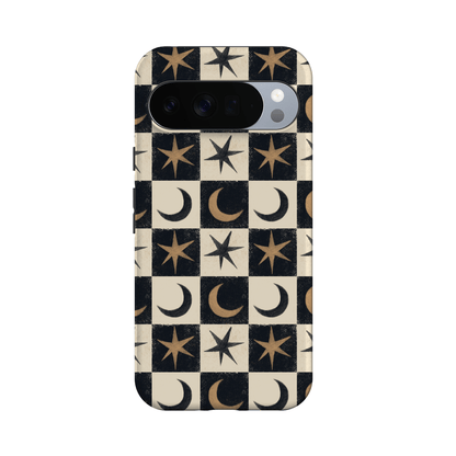 Mystic Moonstar | Black Celestial Case Phone Case get.casely Essential + MagSafe® Google Pixel 10 Pro XL