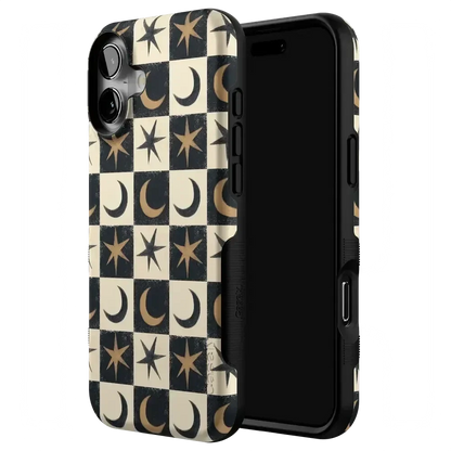 Mystic Moonstar | Black Celestial Case Phone Case get.casely