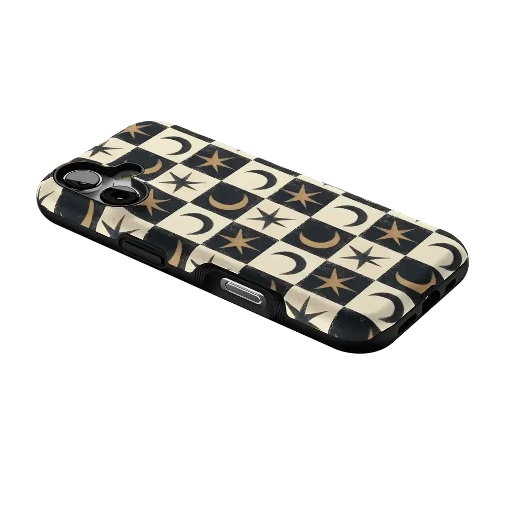 Mystic Moonstar | Black Celestial Case Phone Case get.casely