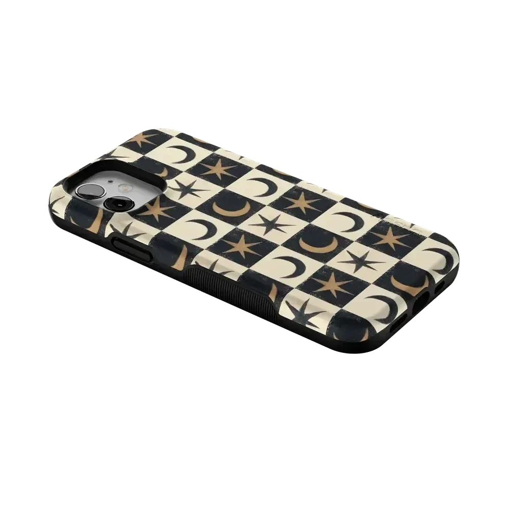 Mystic Moonstar | Black Celestial Case Phone Case get.casely